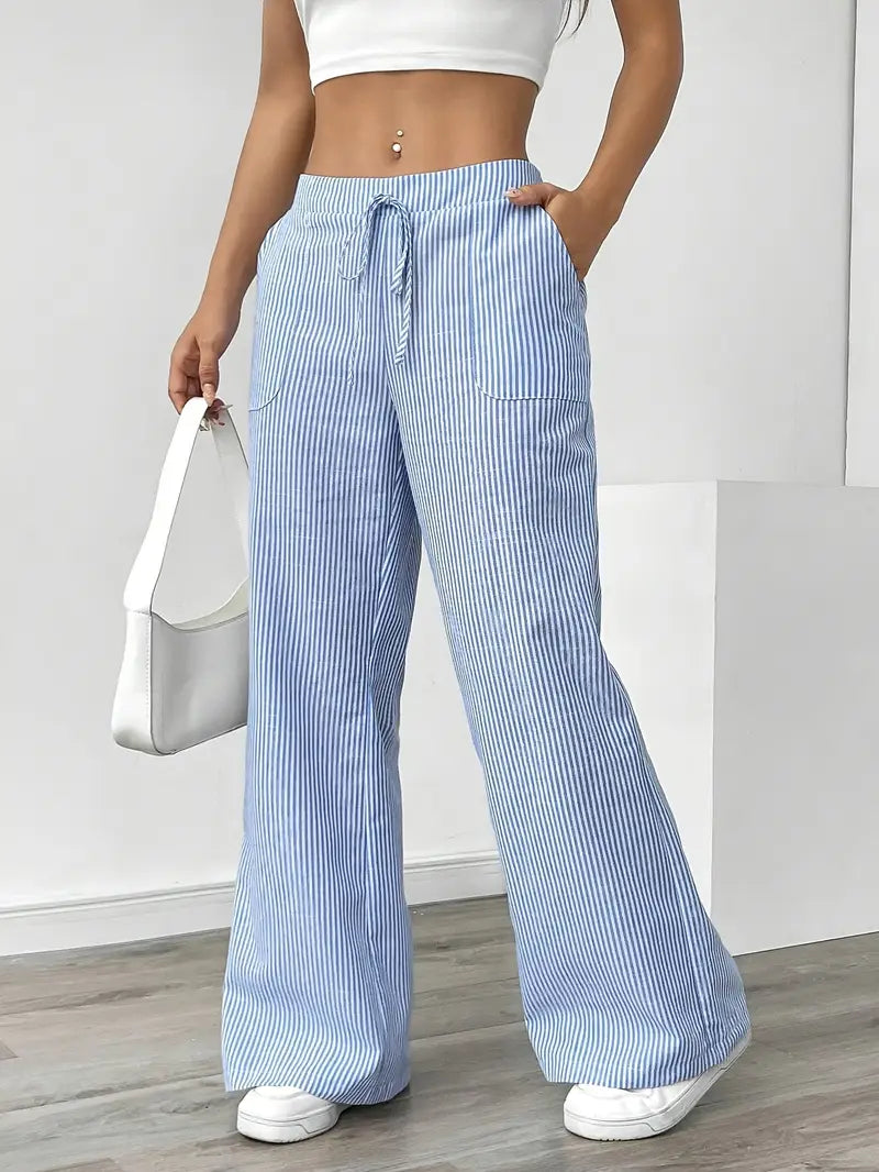 Elise™ Casual Gestreepte Broek