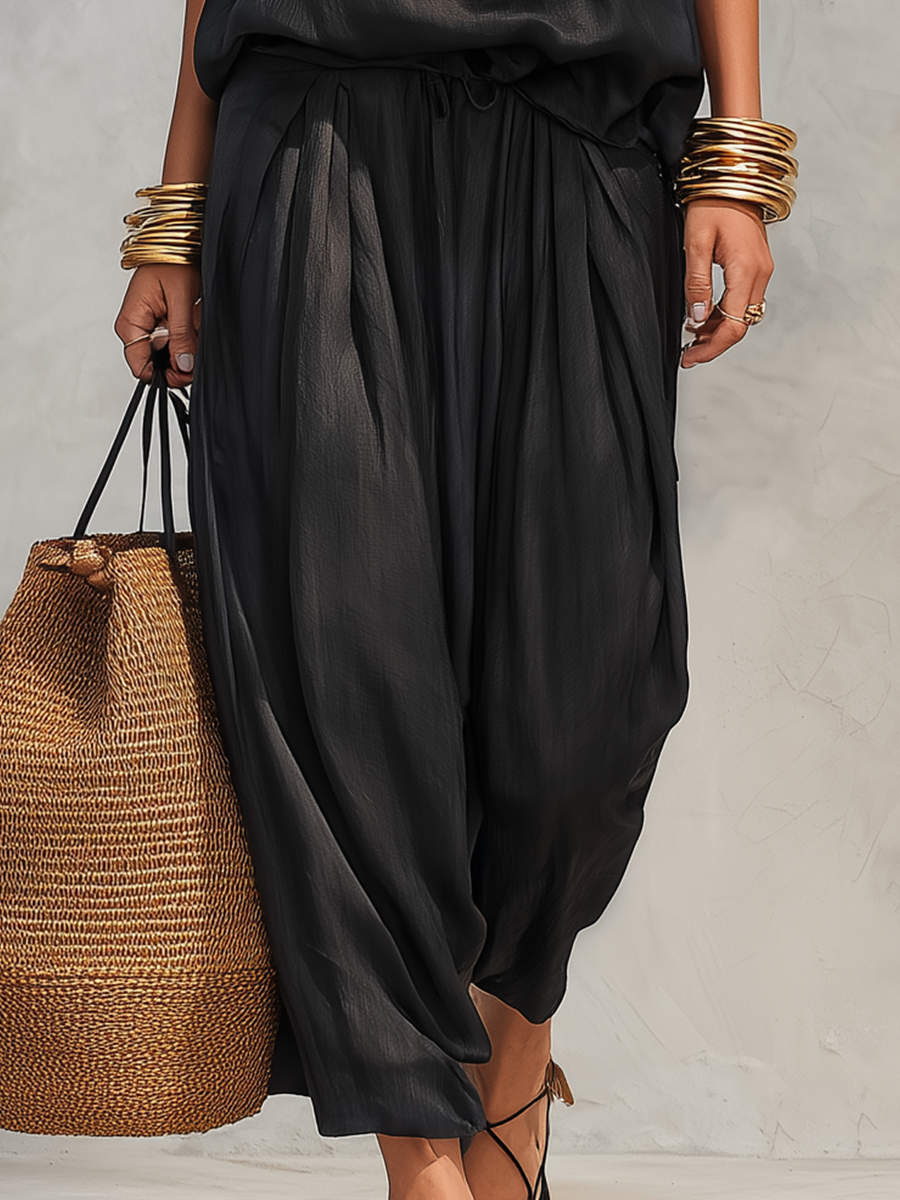 Nomadische Drapeerpantalon Set