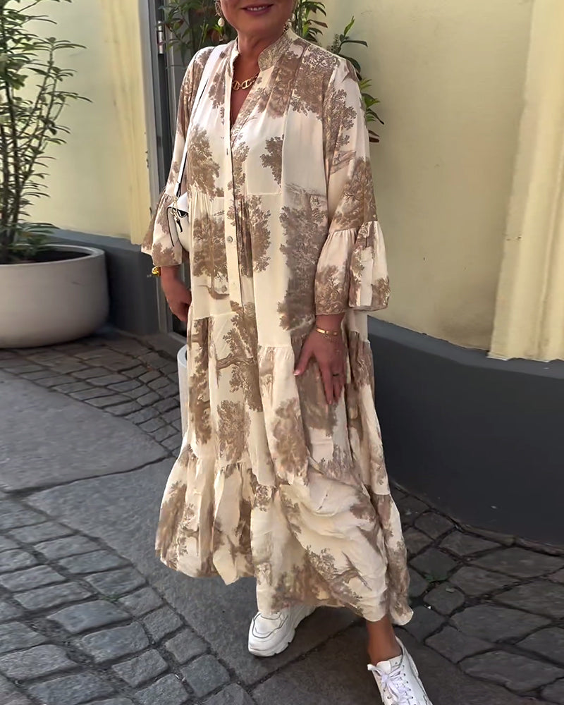 Serene | Lange Vloeiende Elegante Jurk