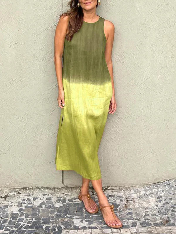 AMALIA | Lange Jurk met Natuurlijke Stijl en Omarmend Comfort voor Elke Gelegenheid