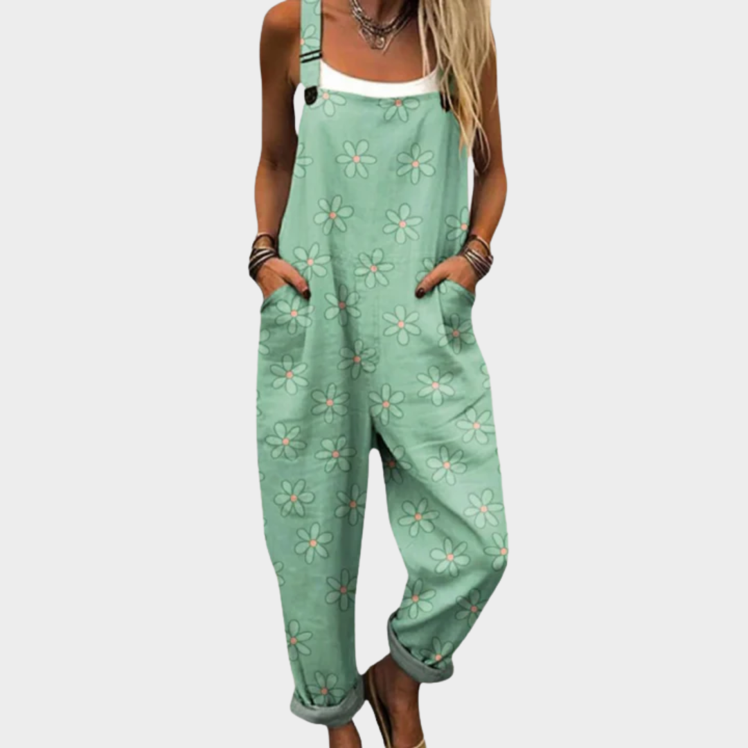 Comfortabele Bedrukte Overalls
