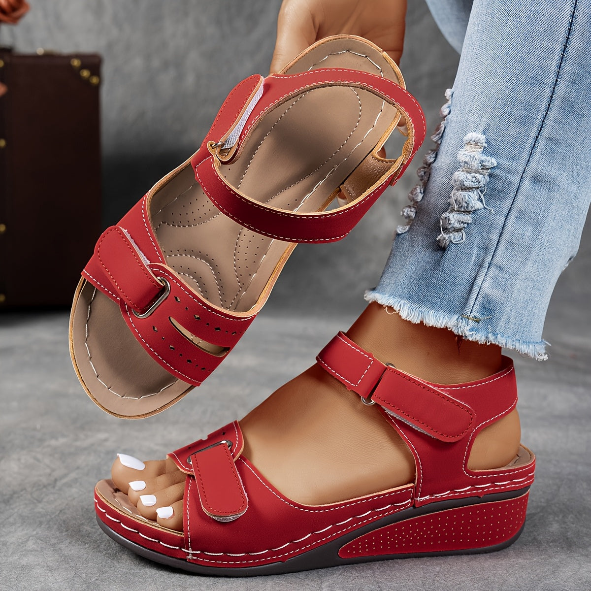 ELIANA ORTHOSTYLE | Orthopedische Zomersandalen met Totaal Comfort en Dagelijkse Elegantie