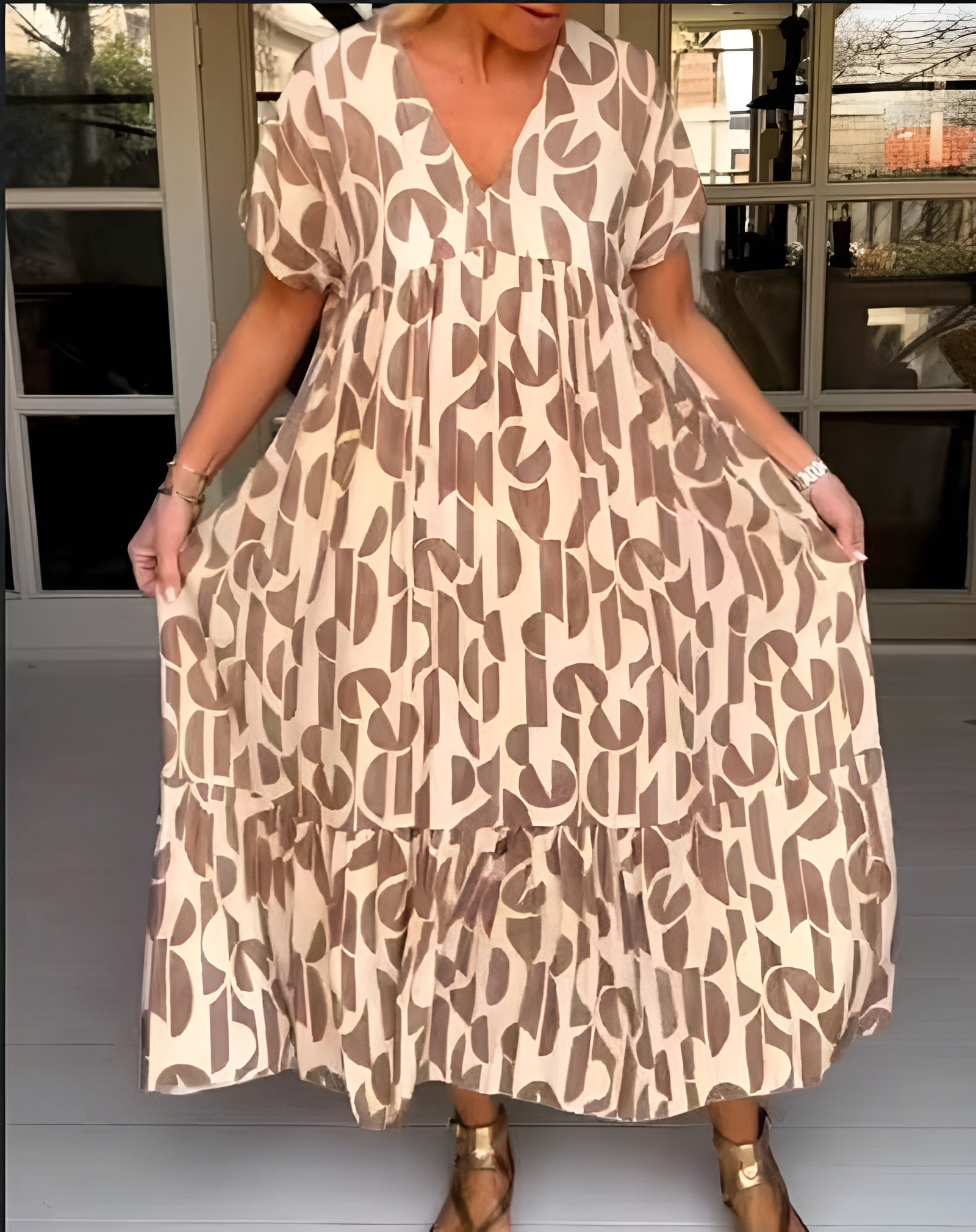 COLETTE | LOSSE JURK MET V-HALS