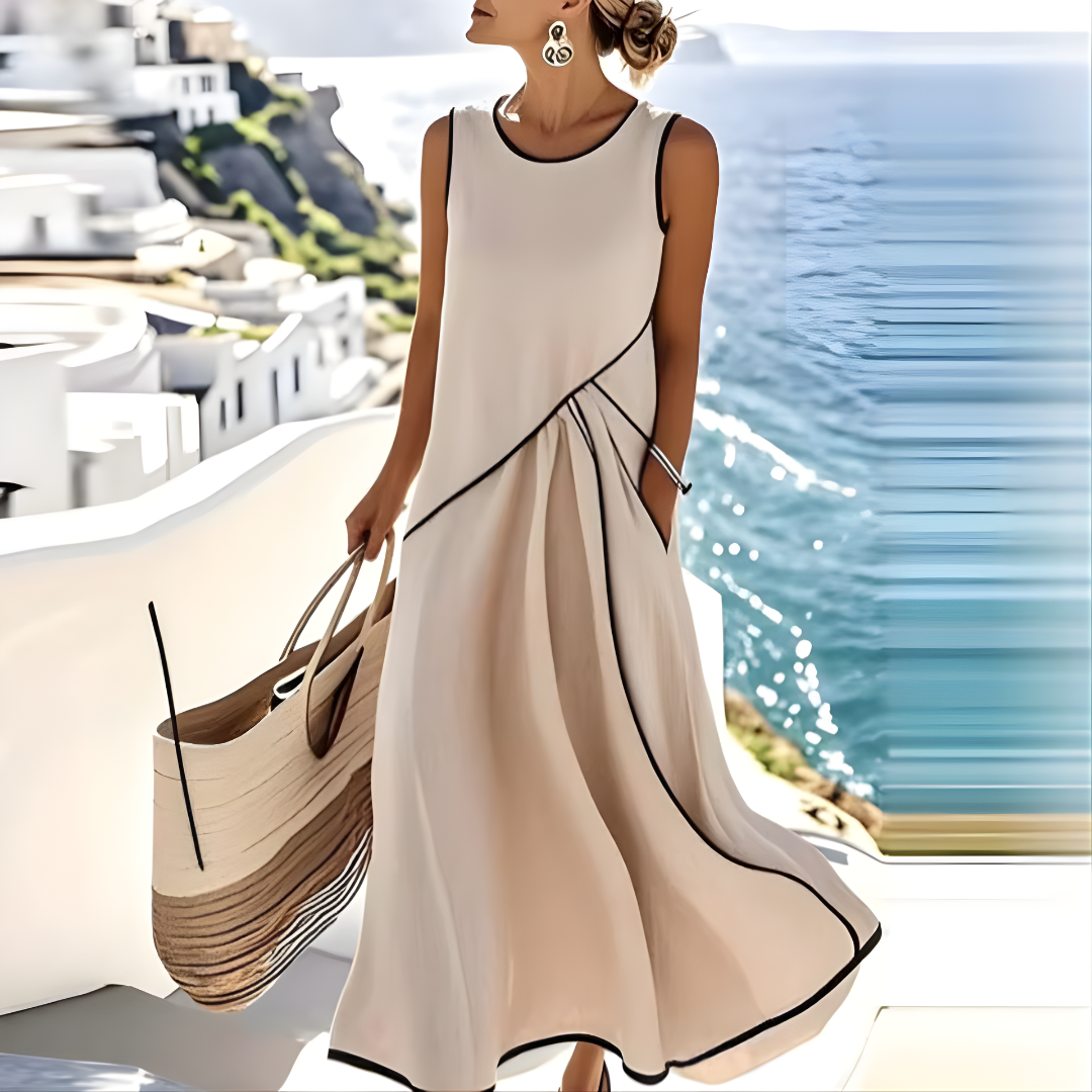 Saige™ Gestreepte Zomerjurk