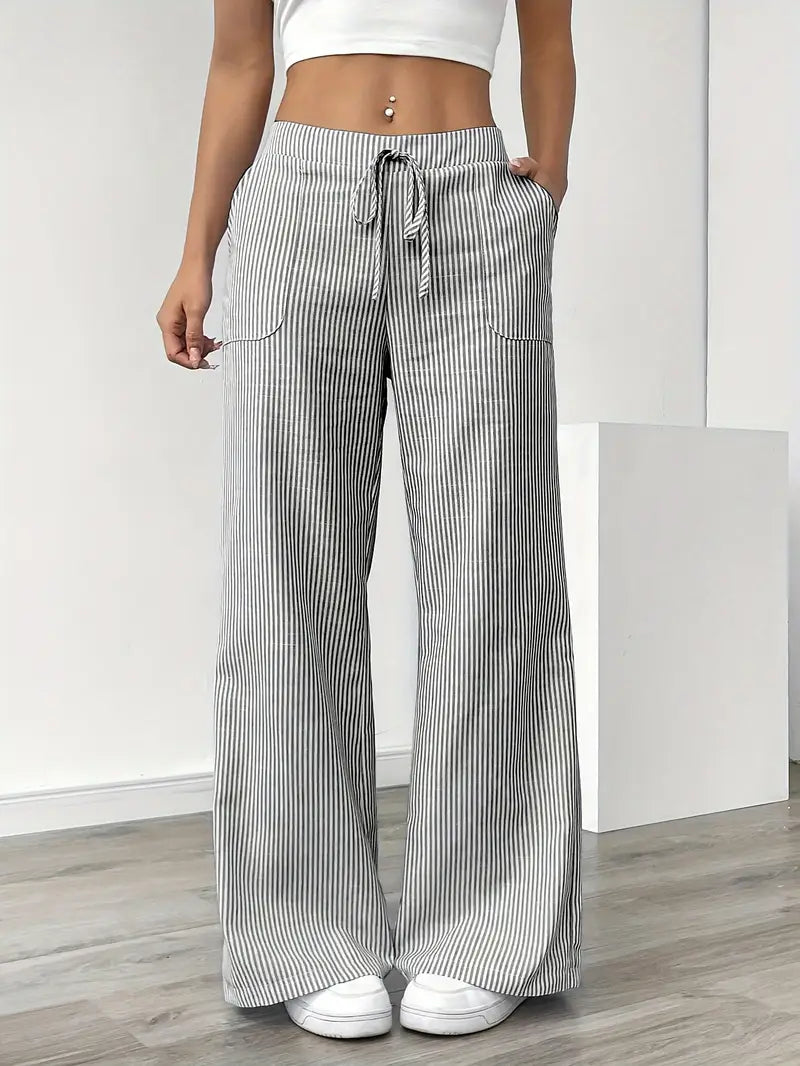 Elise™ Casual Gestreepte Broek
