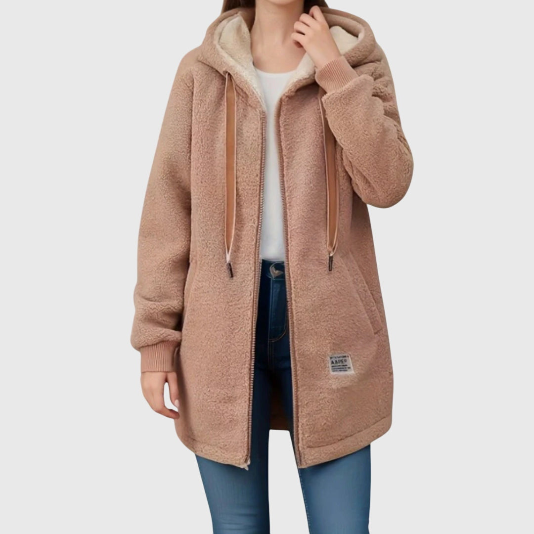 ELENA | Warme Fleece Jas met Comfortabele Pasvorm en Casual Elegant