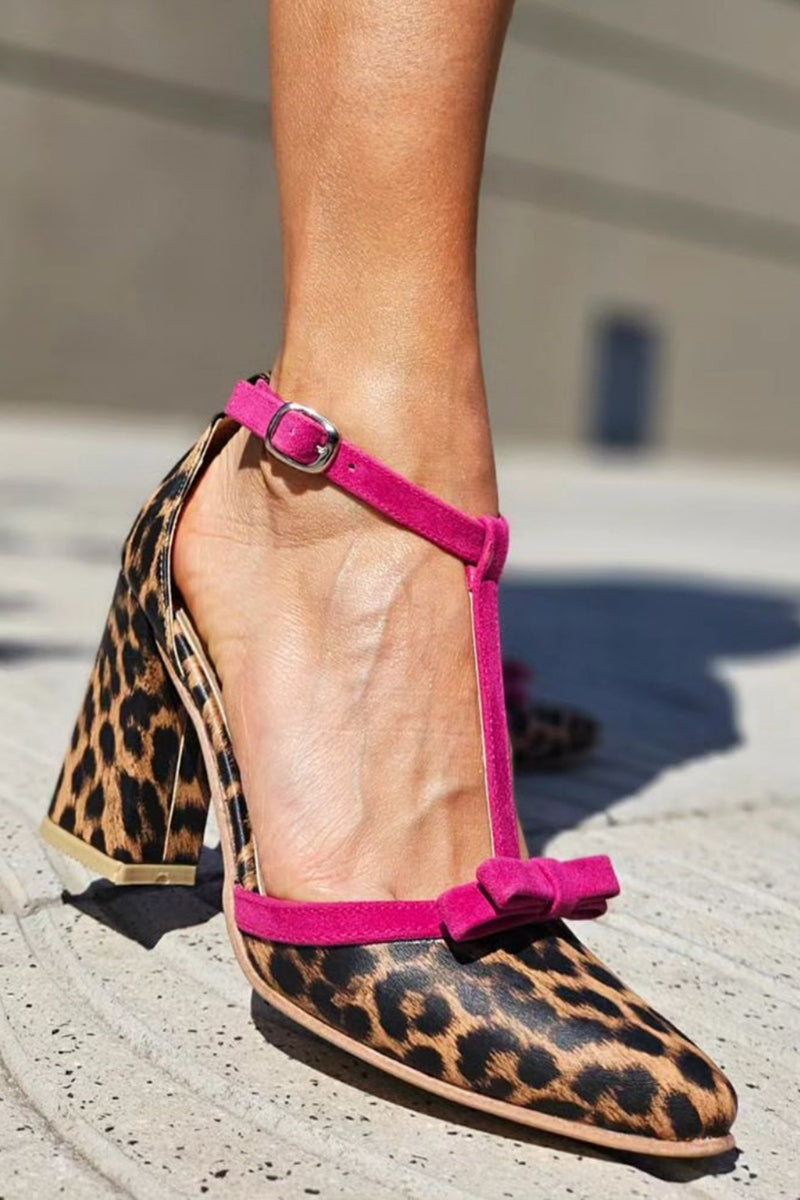 Beauu™ | Elegante Sandalen met Groene Luipaardprint en Aantrekkelijke Kleurrijke Accenten