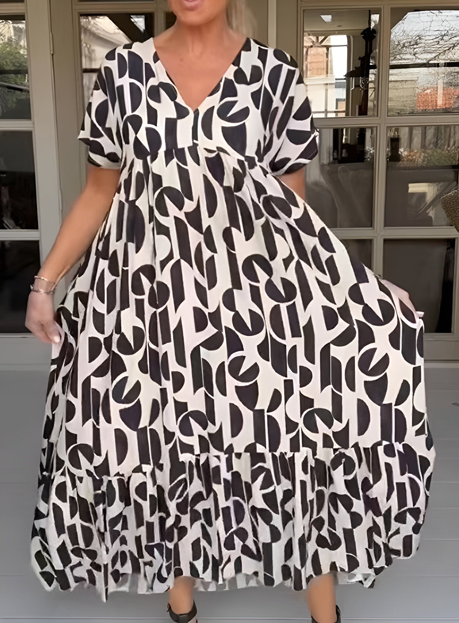 COLETTE | LOSSE JURK MET V-HALS