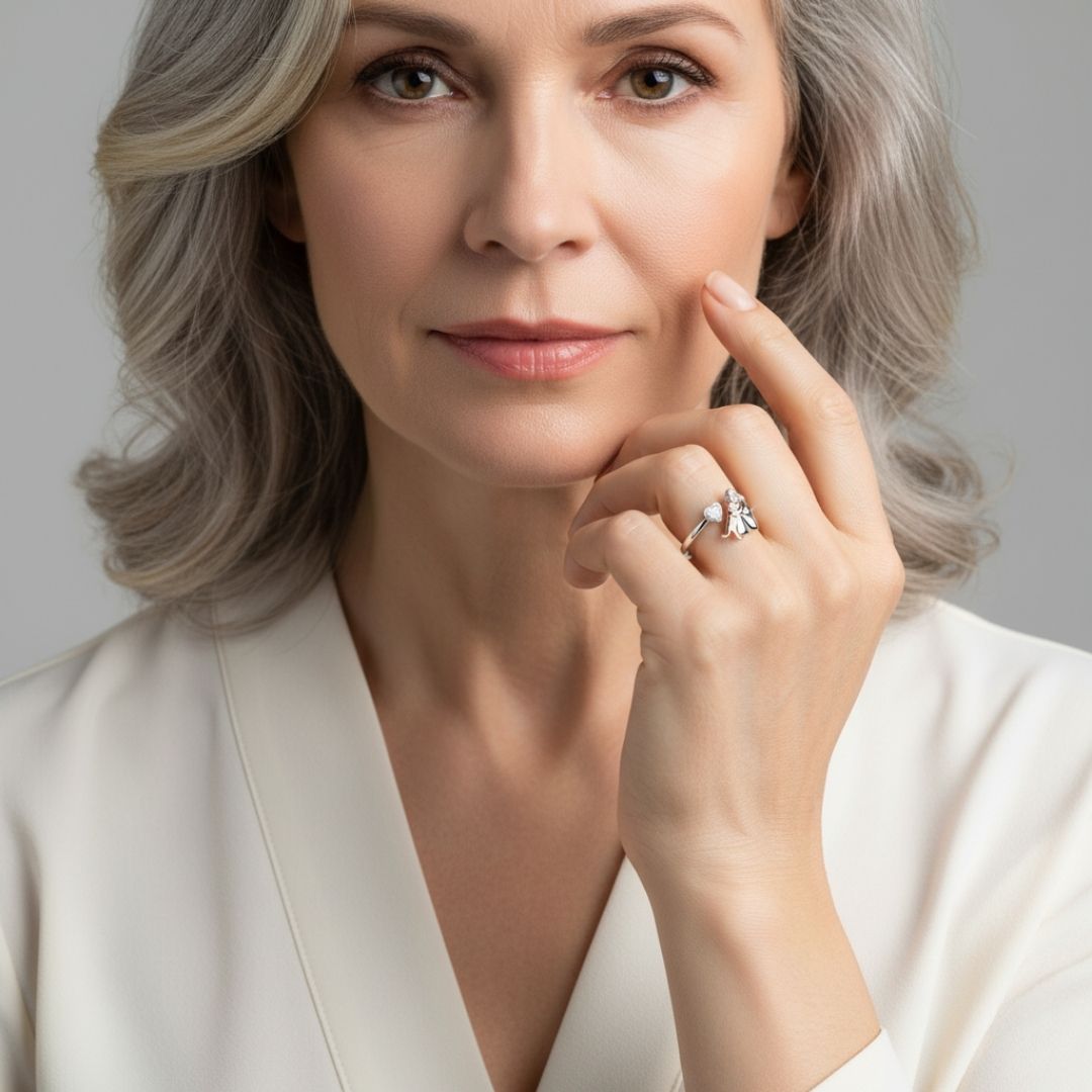 Anne™ - Ring met Hondicoon (Roze)