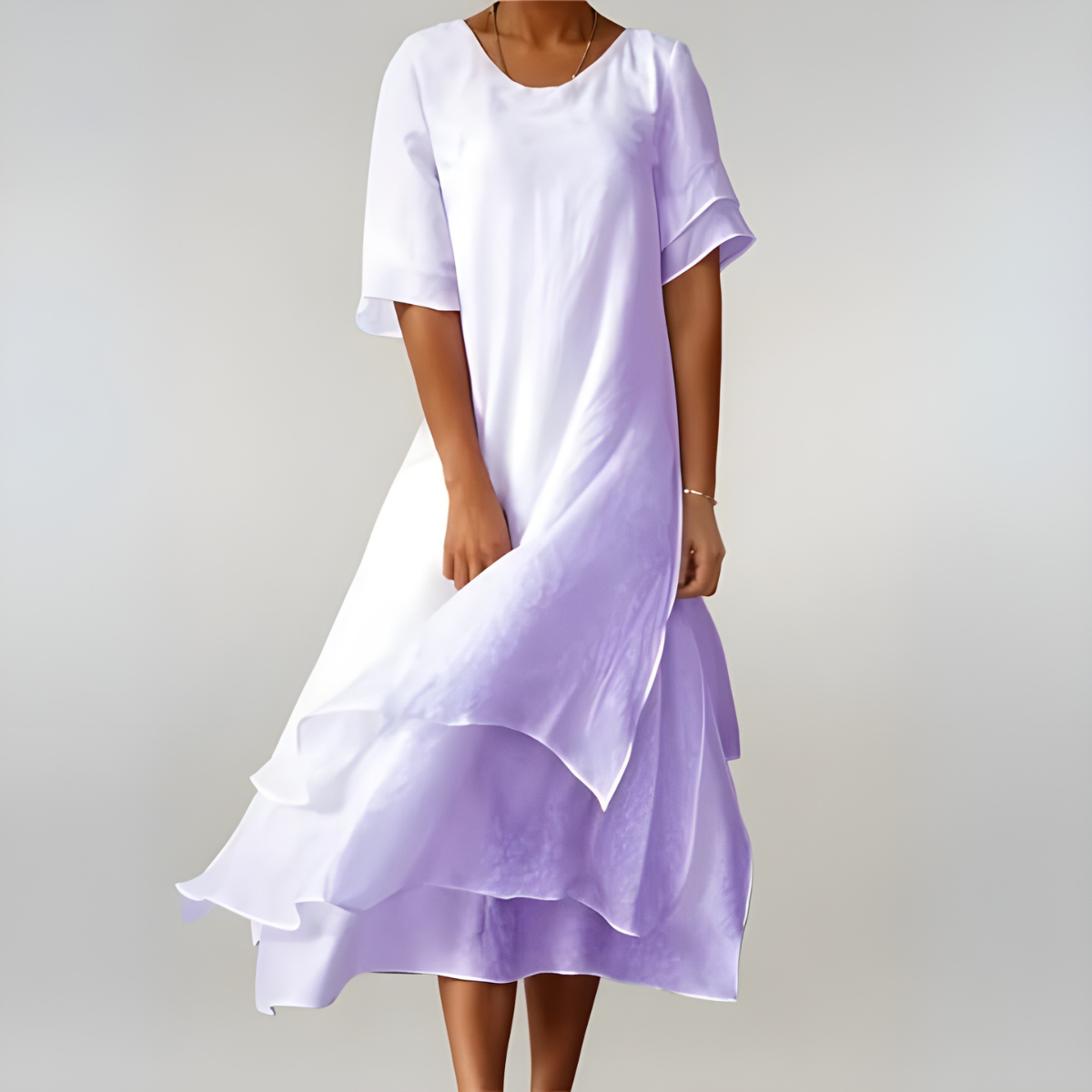 AGNÈS | LANG, LICHT EN ELEGANT JURK