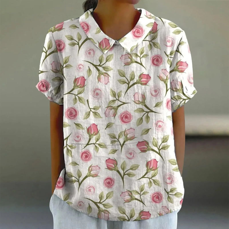 Casual Bloemenprint Blouse