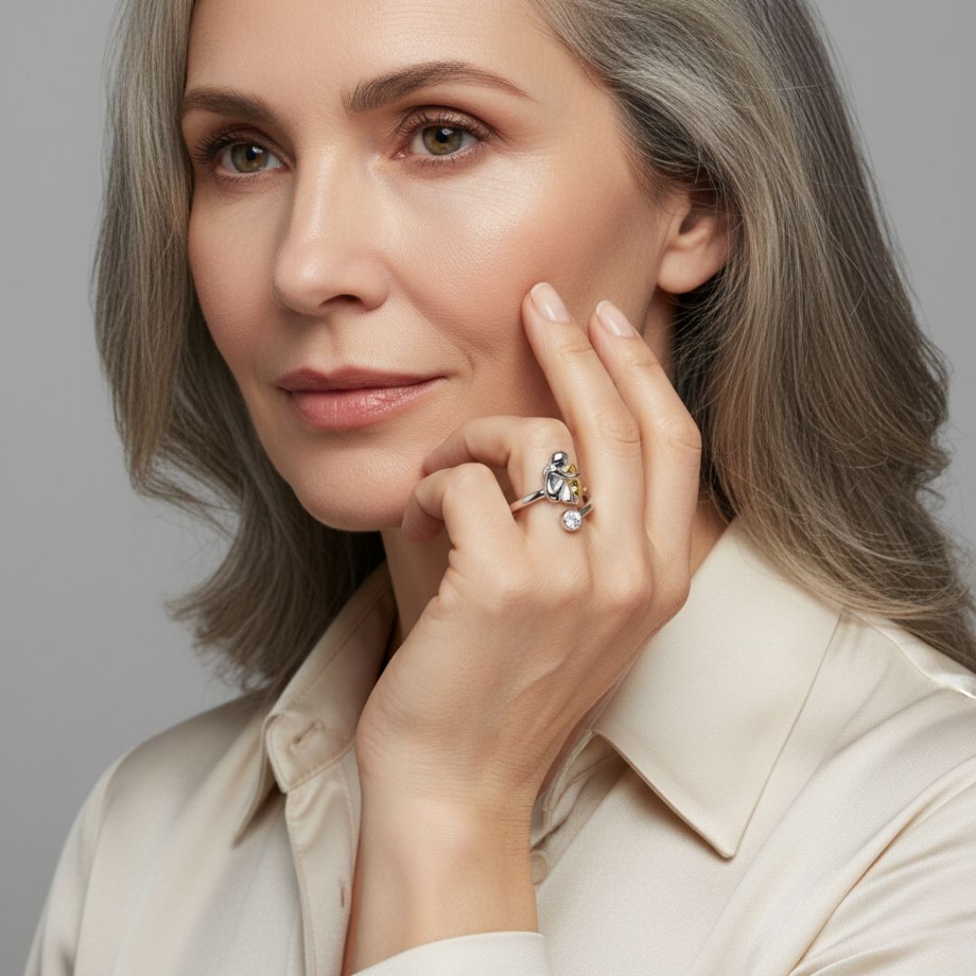 Roos™ - Ring met Hondenicoon