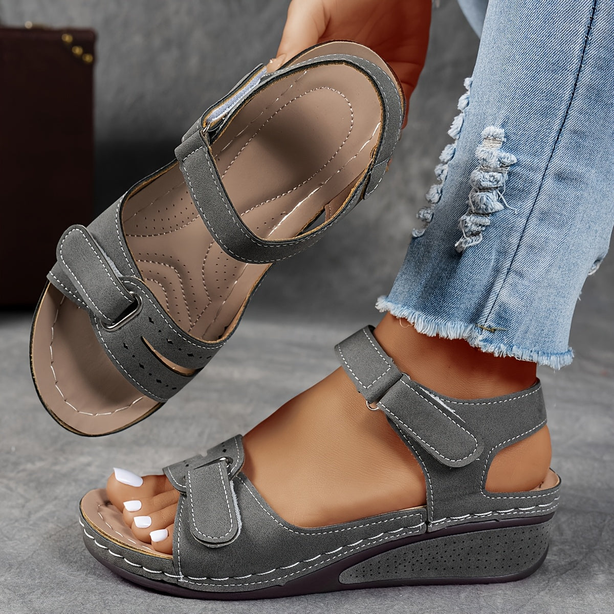 ELIANA ORTHOSTYLE | Orthopedische Zomersandalen met Totaal Comfort en Dagelijkse Elegantie