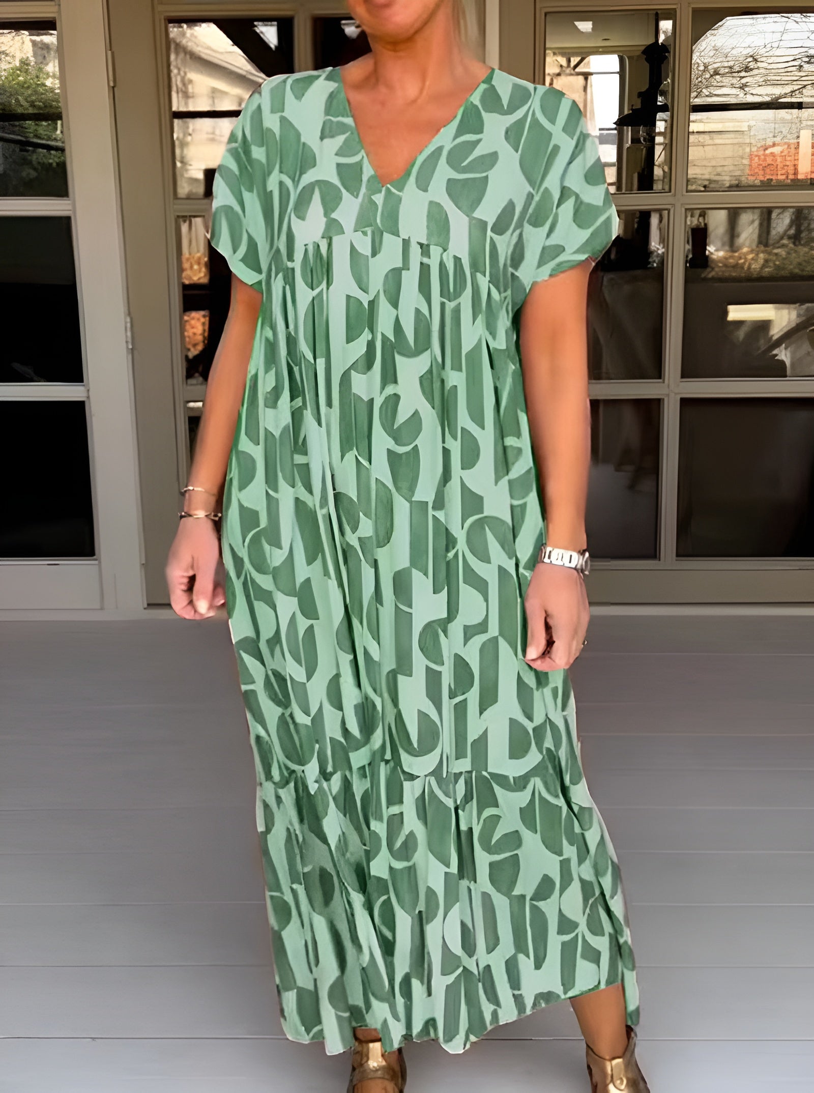 COLETTE | LOSSE JURK MET V-HALS