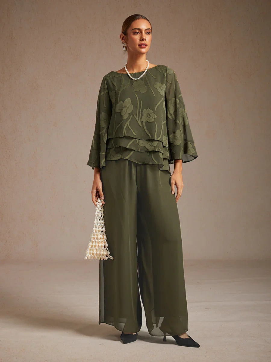 Fluressa | Split Hem Flow Broek