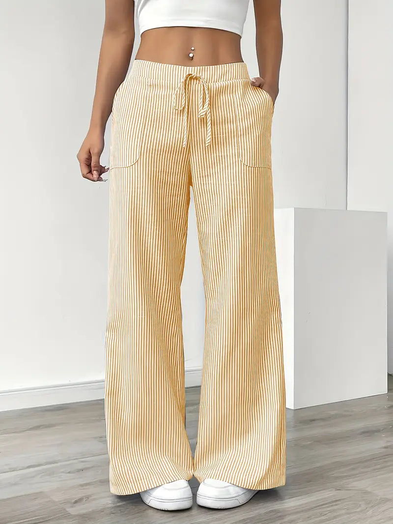 Elise™ Casual Gestreepte Broek