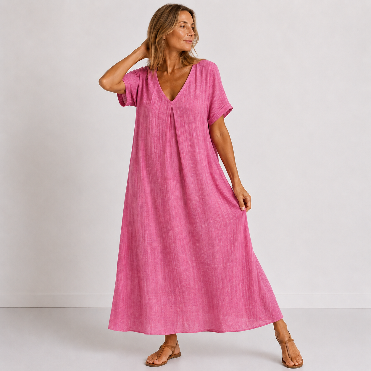 Violette™ | Comfortabele zomerjurk die prachtig slank afkleedt