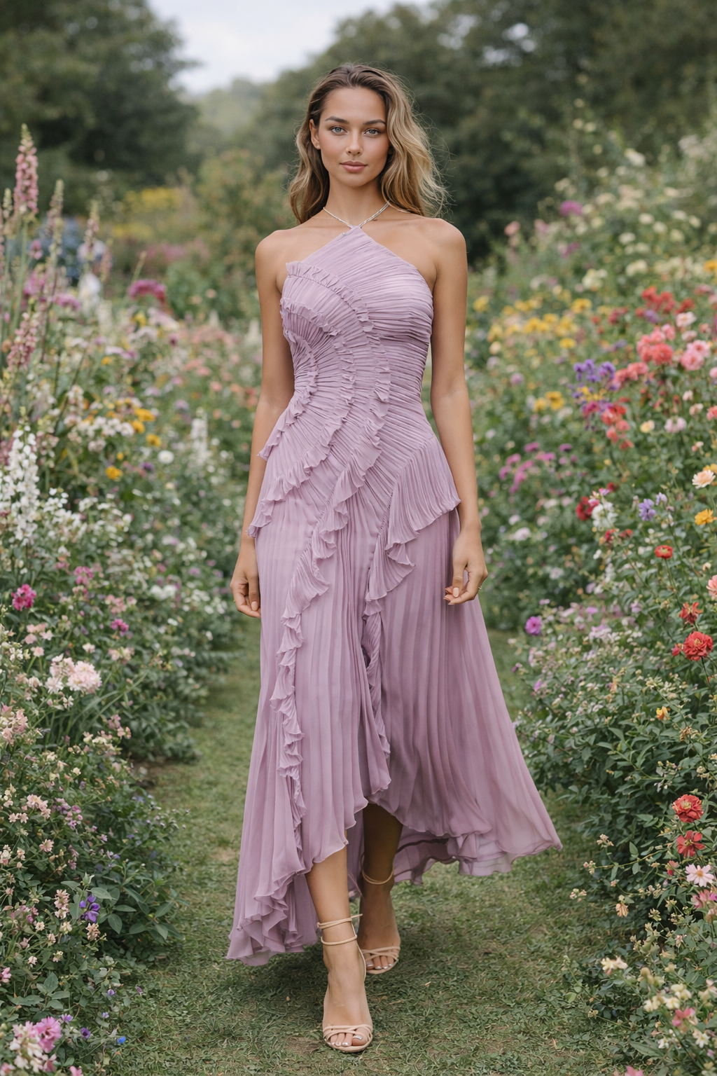 ISADORA I VESTIDO VOLANTES BEPERKTE EDITIE