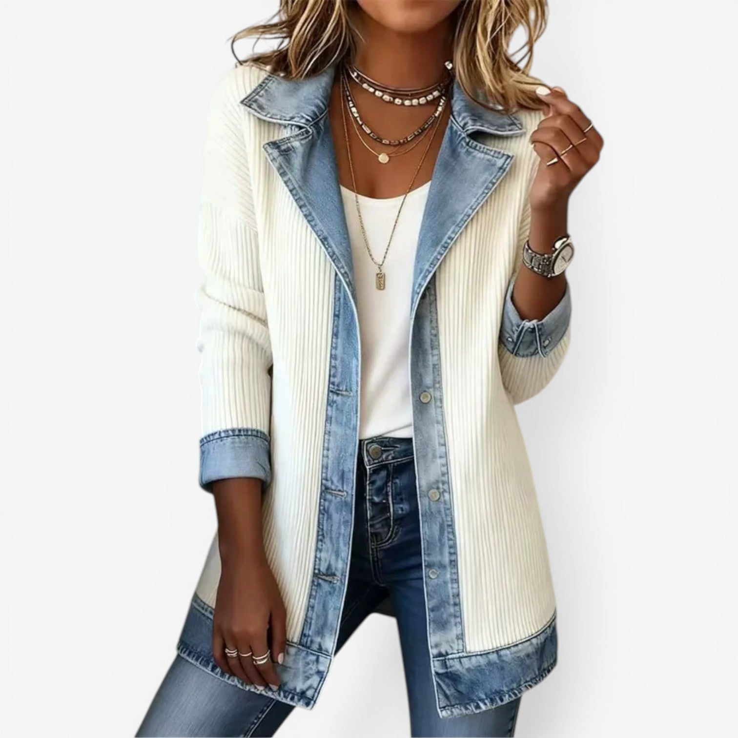 MOREAU LYON | DENIM JACKET VOOR VROUWEN