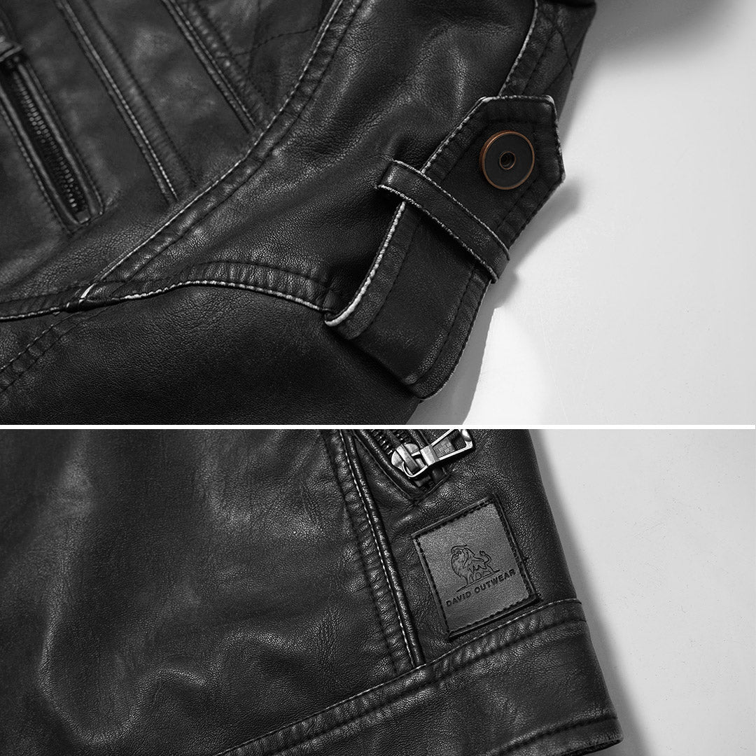 Chevalier™ | Ritsen & Rock Leren Jas
