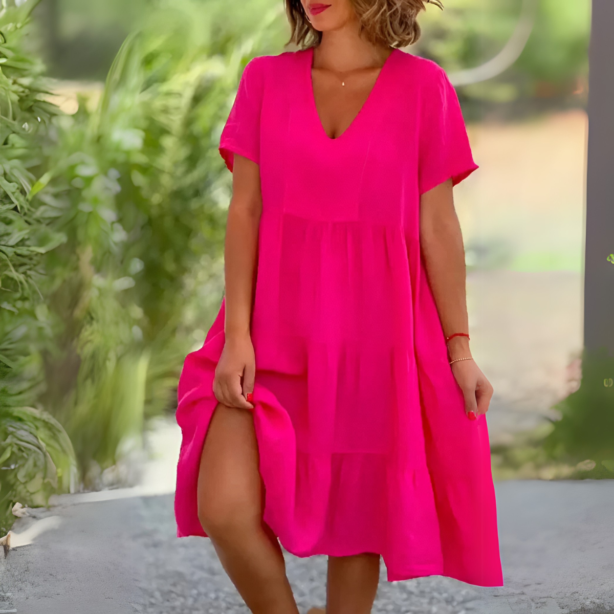 LUCE | LOSSE JURK MET V-HALS