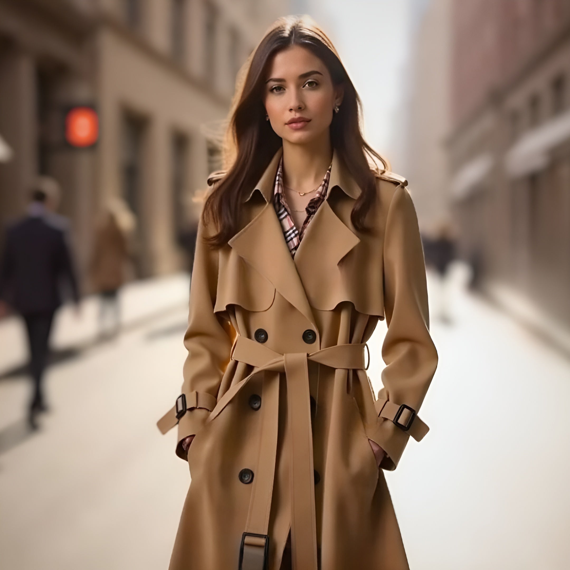 Alina | Elegante Herfst Trenchcoat