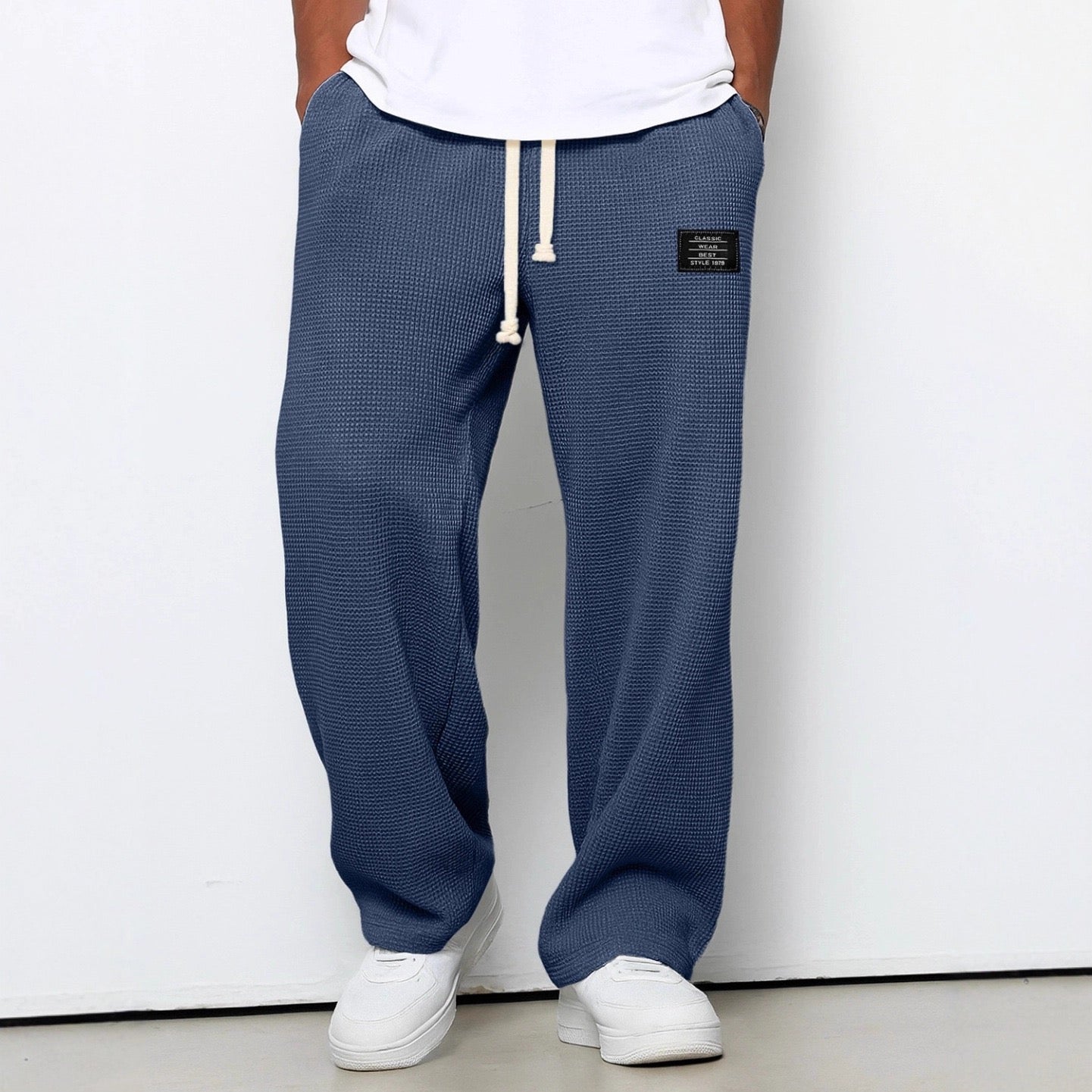 Nino | Comfortabele Wijde Broek voor Mannen met Verstelbare Taille