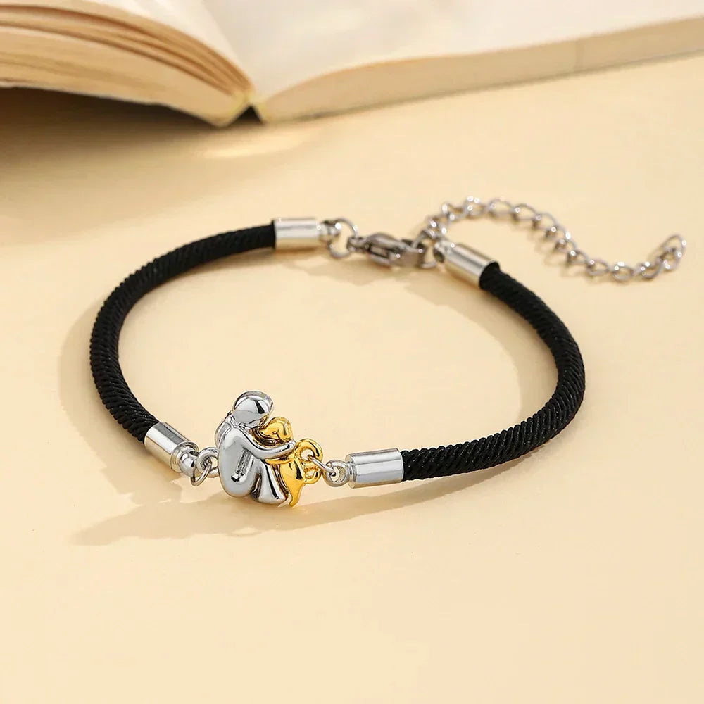 katy™ - Armband met koord en hondenicoon