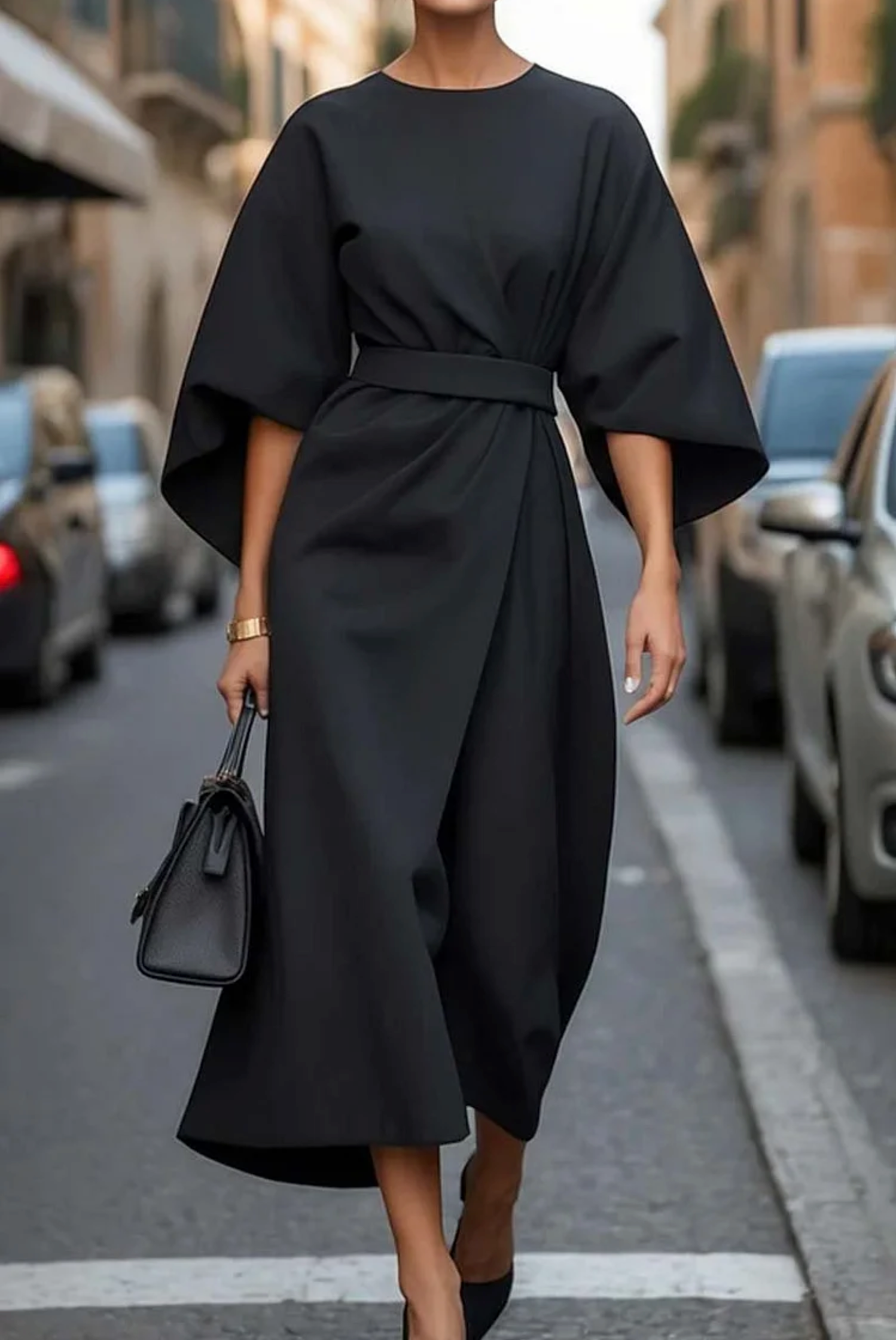 Matzliah™ | Elegante Lantaarnmouw Jurk
