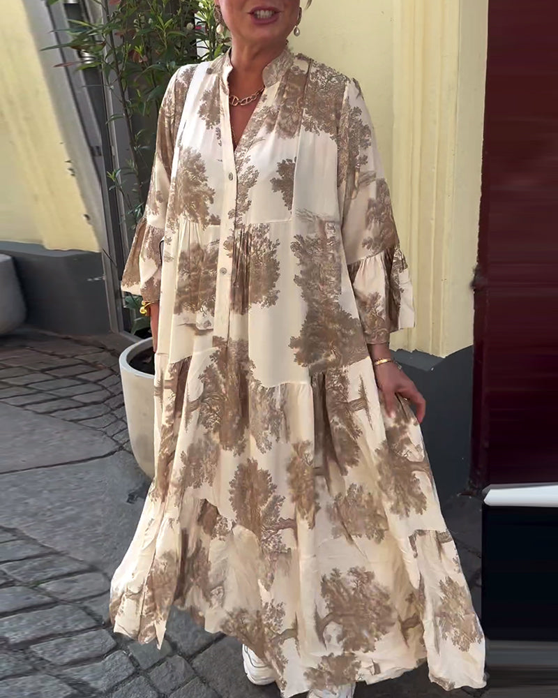 Serene | Lange Vloeiende Elegante Jurk