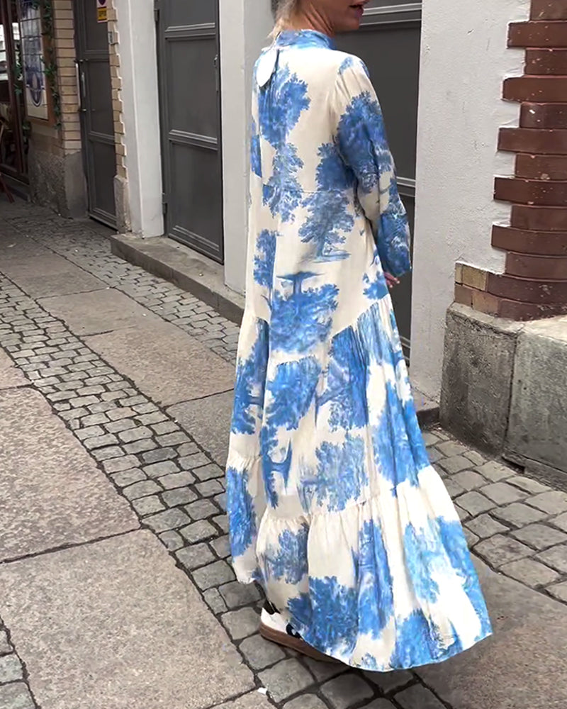 Serene | Lange Vloeiende Elegante Jurk