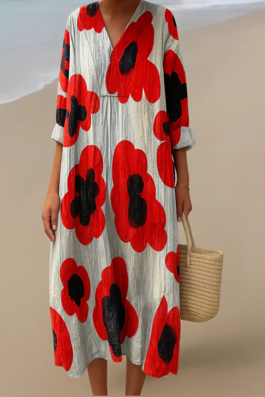 ELARA™ || FLORALE MAXI JURK