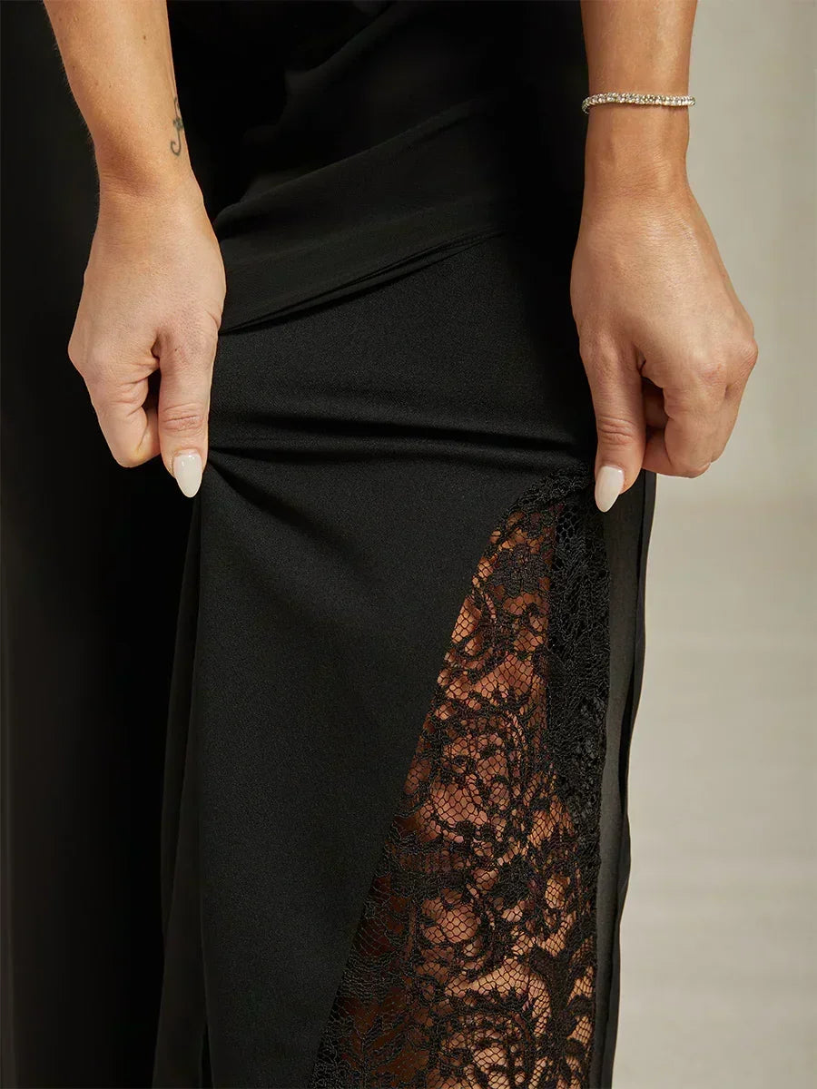 Fluressa | Split Hem Flow Broek