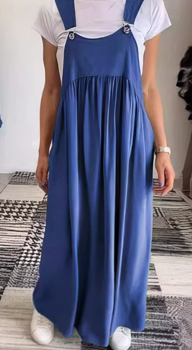CAMILLE | Casual-Chic Mouwloos Vloeiend Jurk