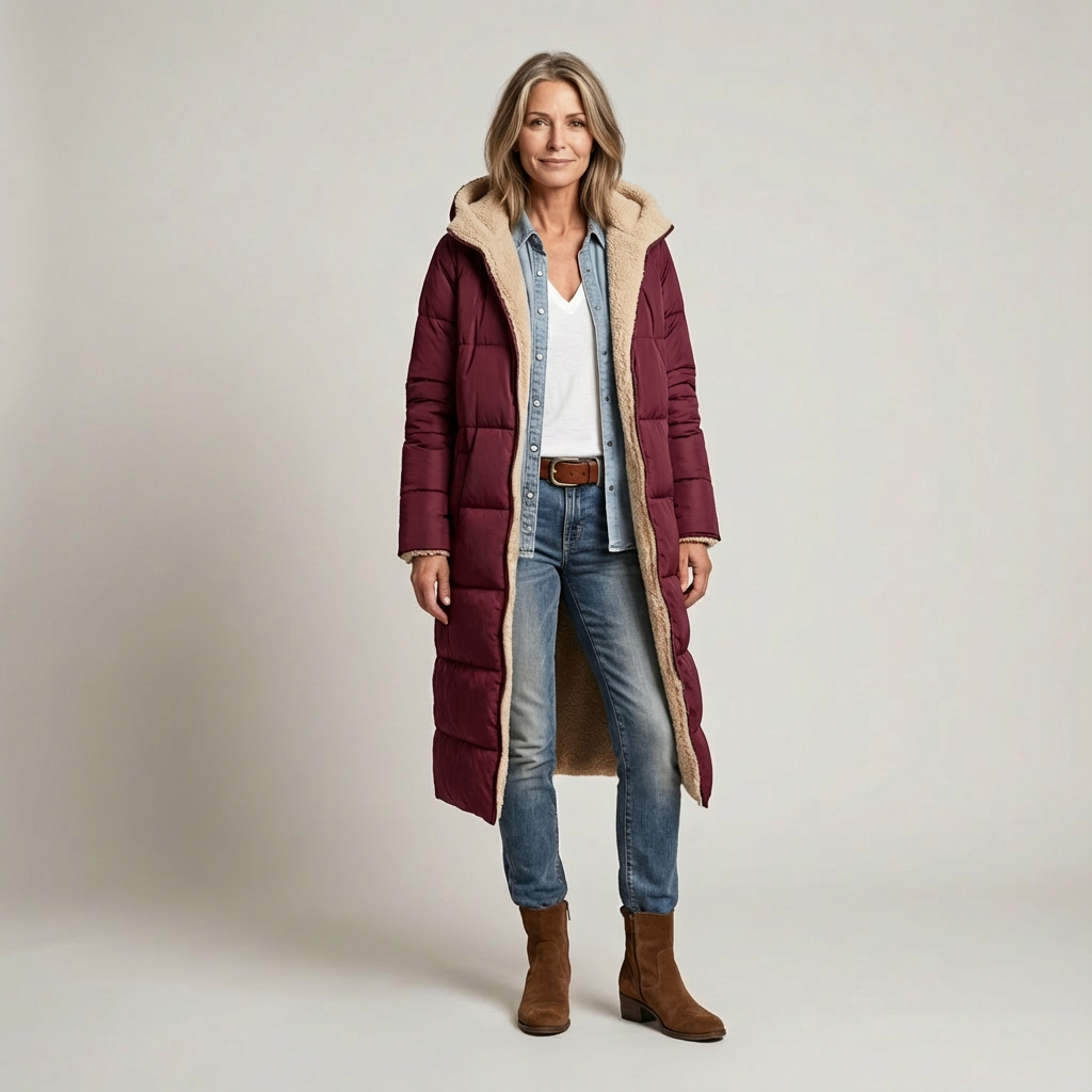 Amelia | Elegante Reversible Jas