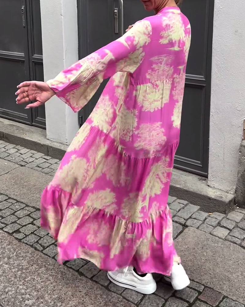 Serene | Lange Vloeiende Elegante Jurk