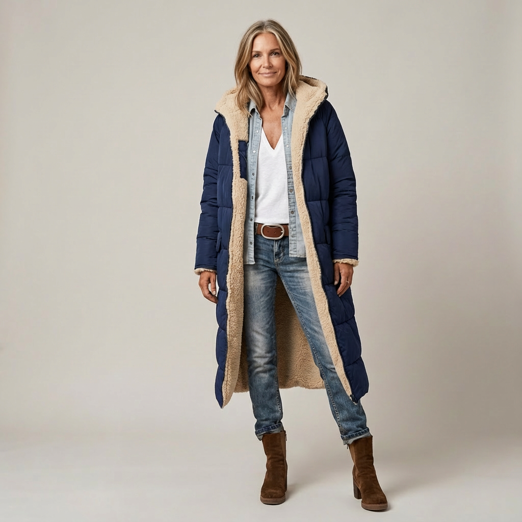 Amelia | Elegante Reversible Jas