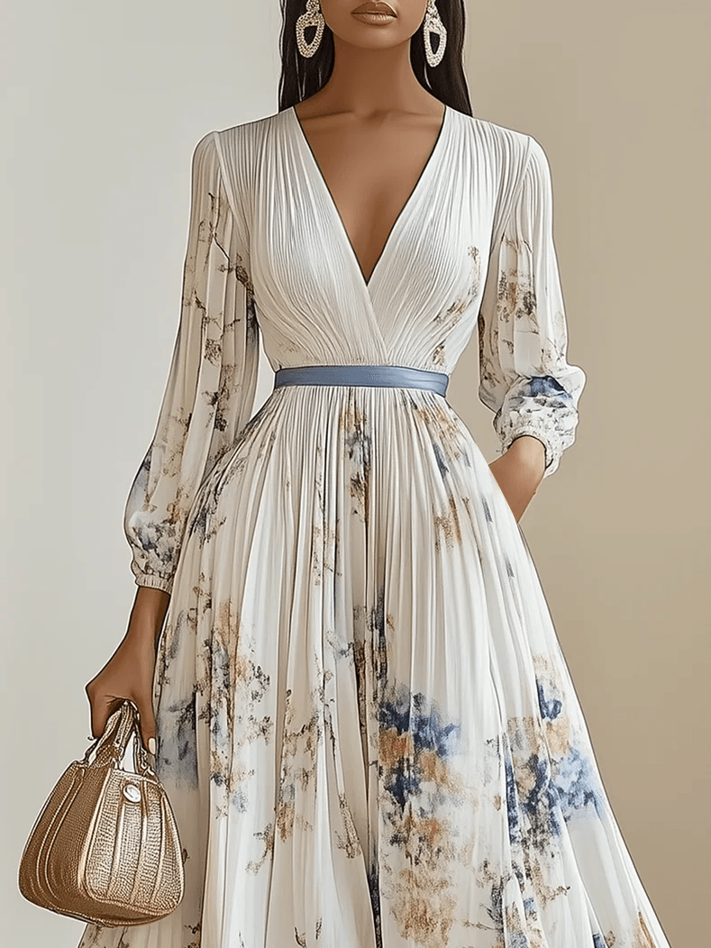 Léonie™ | Resort Maxi Jurk met Print