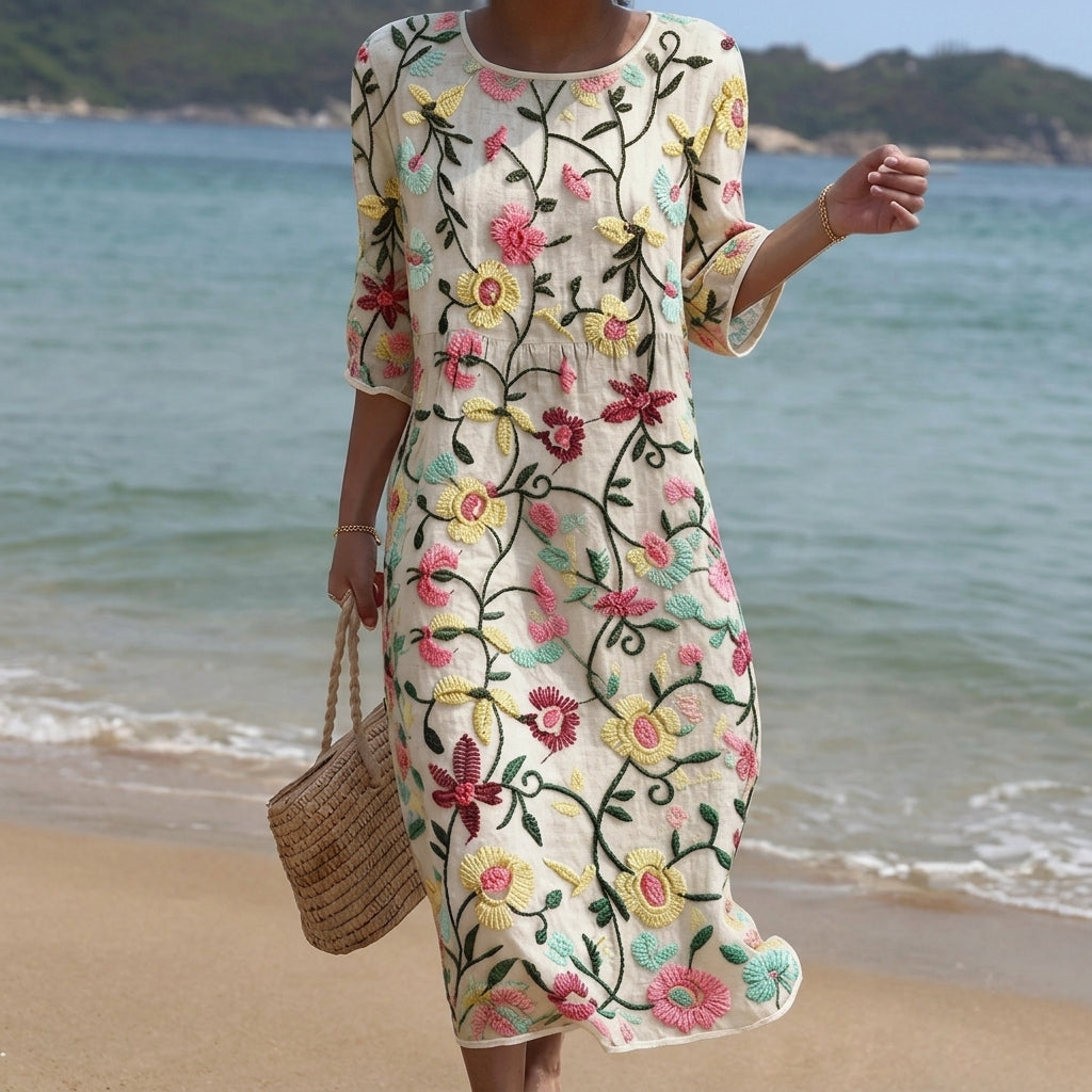 Rebeca - Vrouwen Floral Jurk