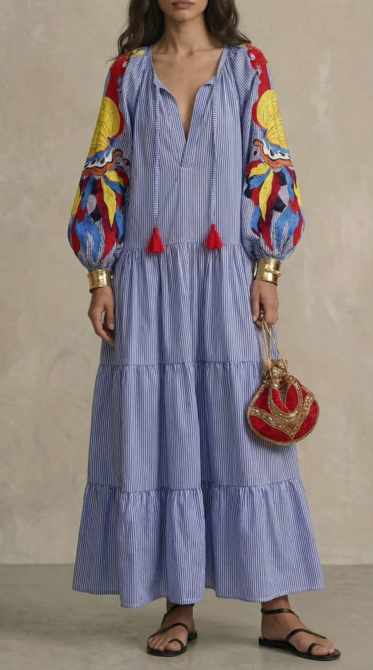 Losse Casual Lange Mouwen Lange Rok