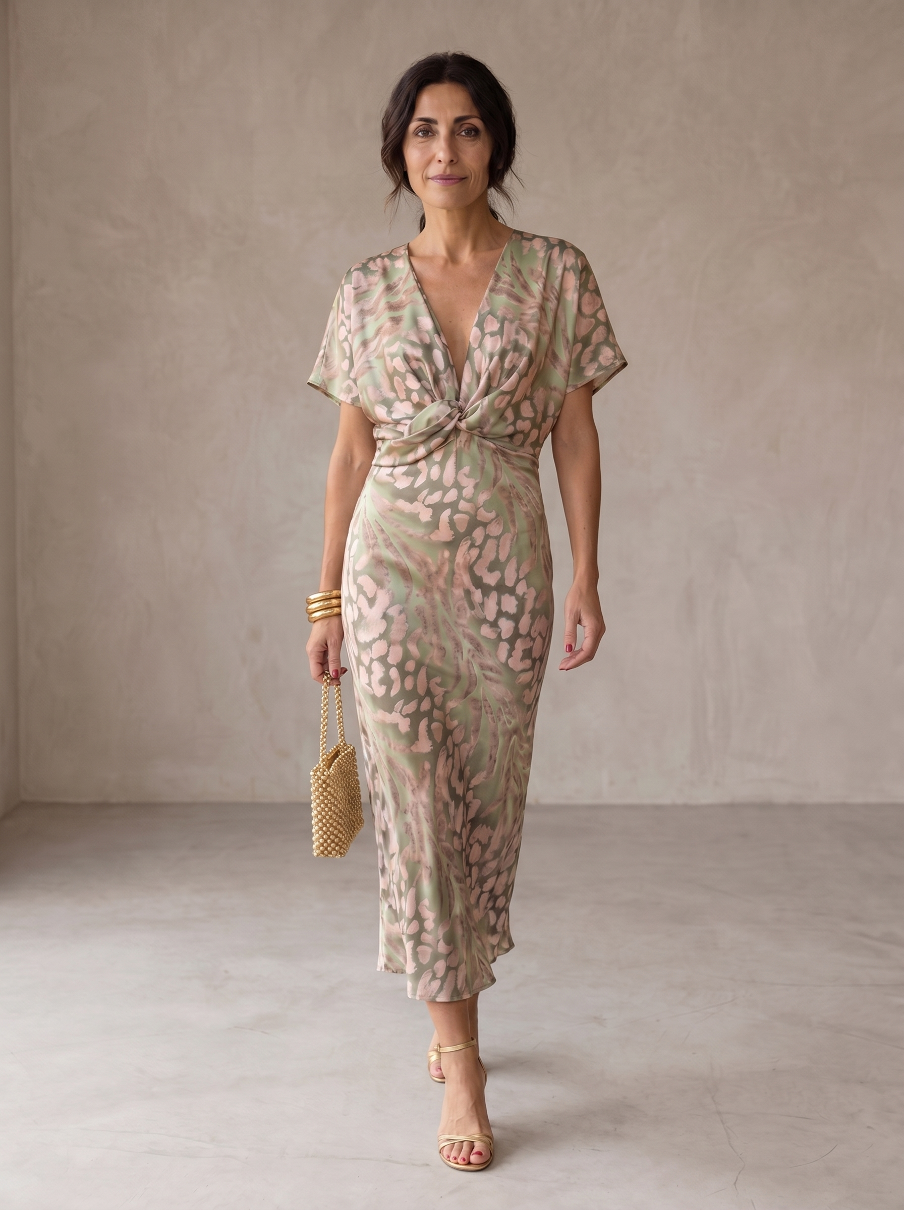 Antonella | Elegante jurk van lichte, vloeiende stof