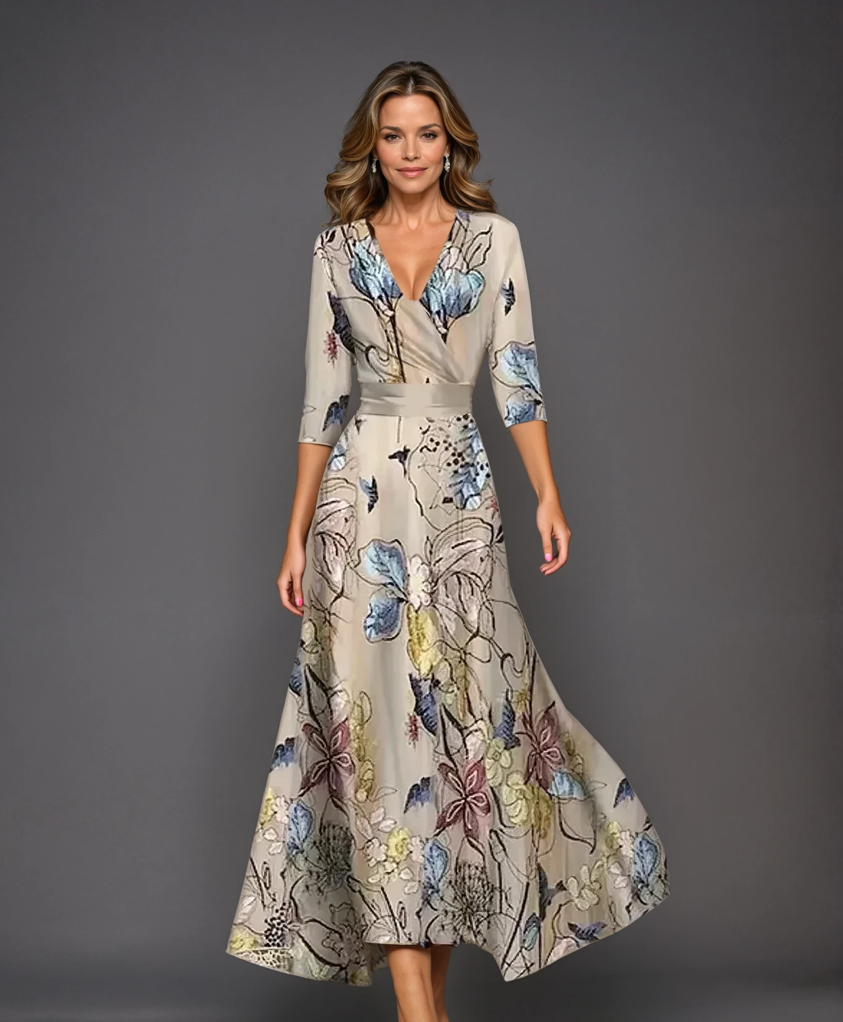 Chic Jurk met Bloemenprint