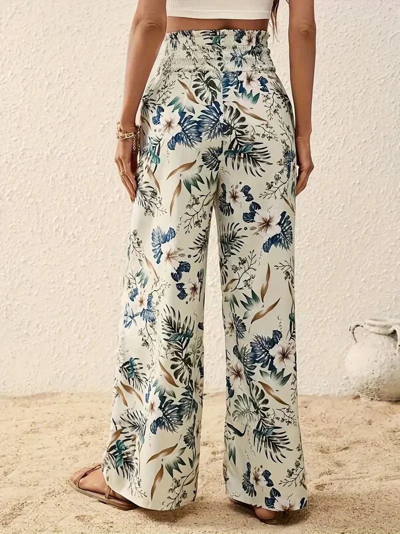 Alexa™ Stijlvolle Bloemenprint Broek