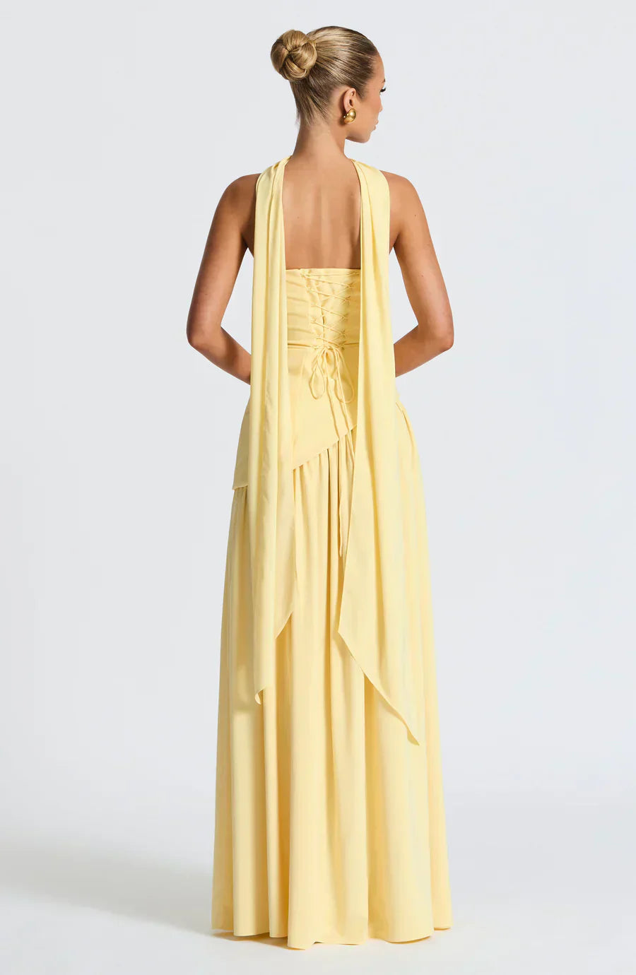 ADRIANA | LANG ASYMMETRISCH JURK MET OPENING