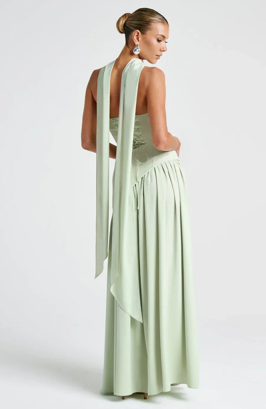 ADRIANA | LANG ASYMMETRISCH JURK MET OPENING
