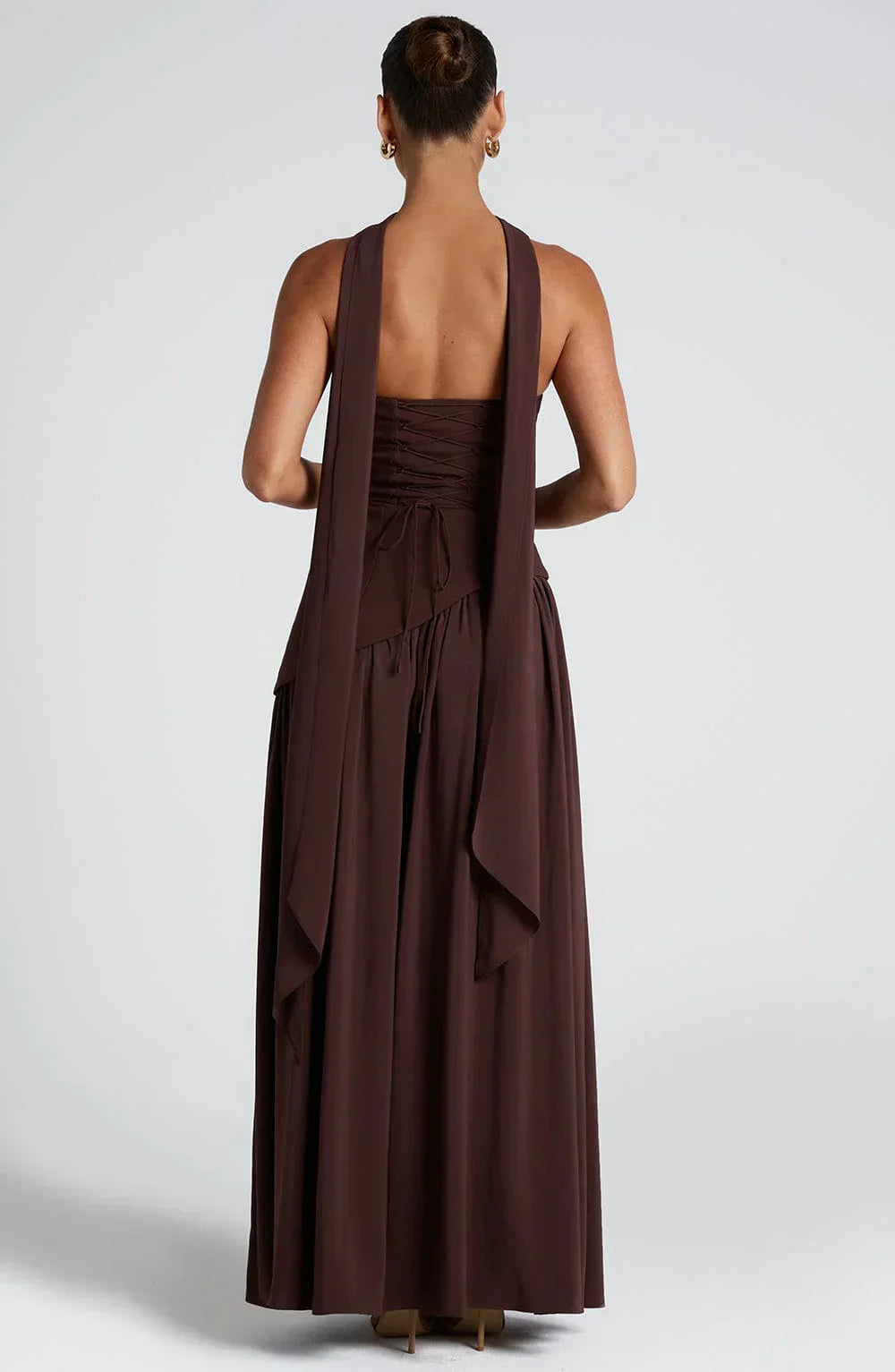 ADRIANA | LANG ASYMMETRISCH JURK MET OPENING