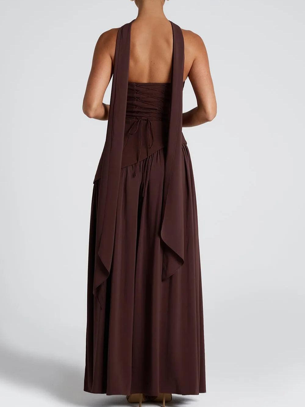 Aurélie™ | Strapless Maxi Jurk met Split