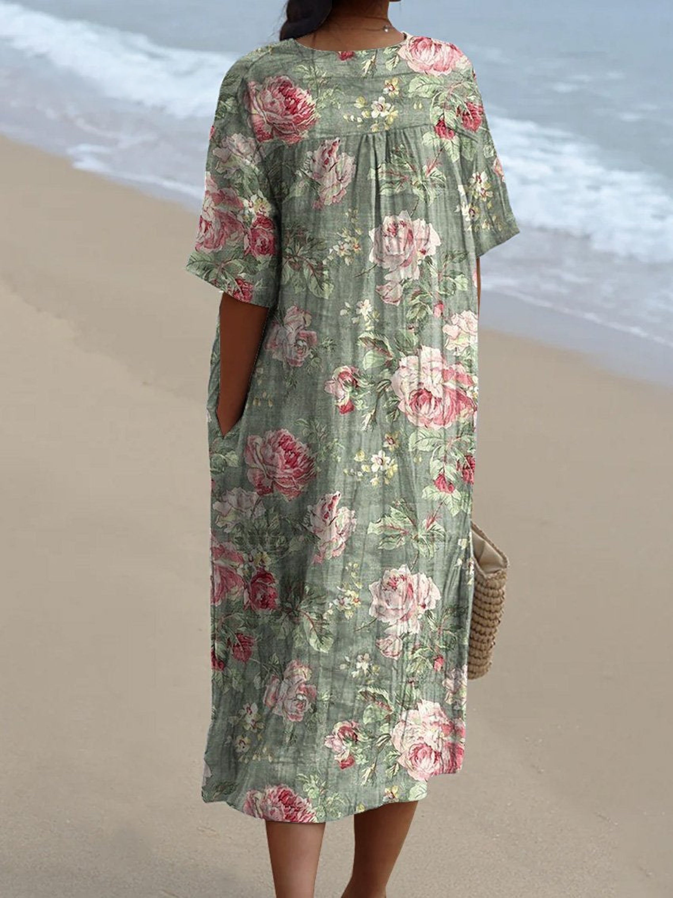 Lina - Vintage Bloemen Jurk