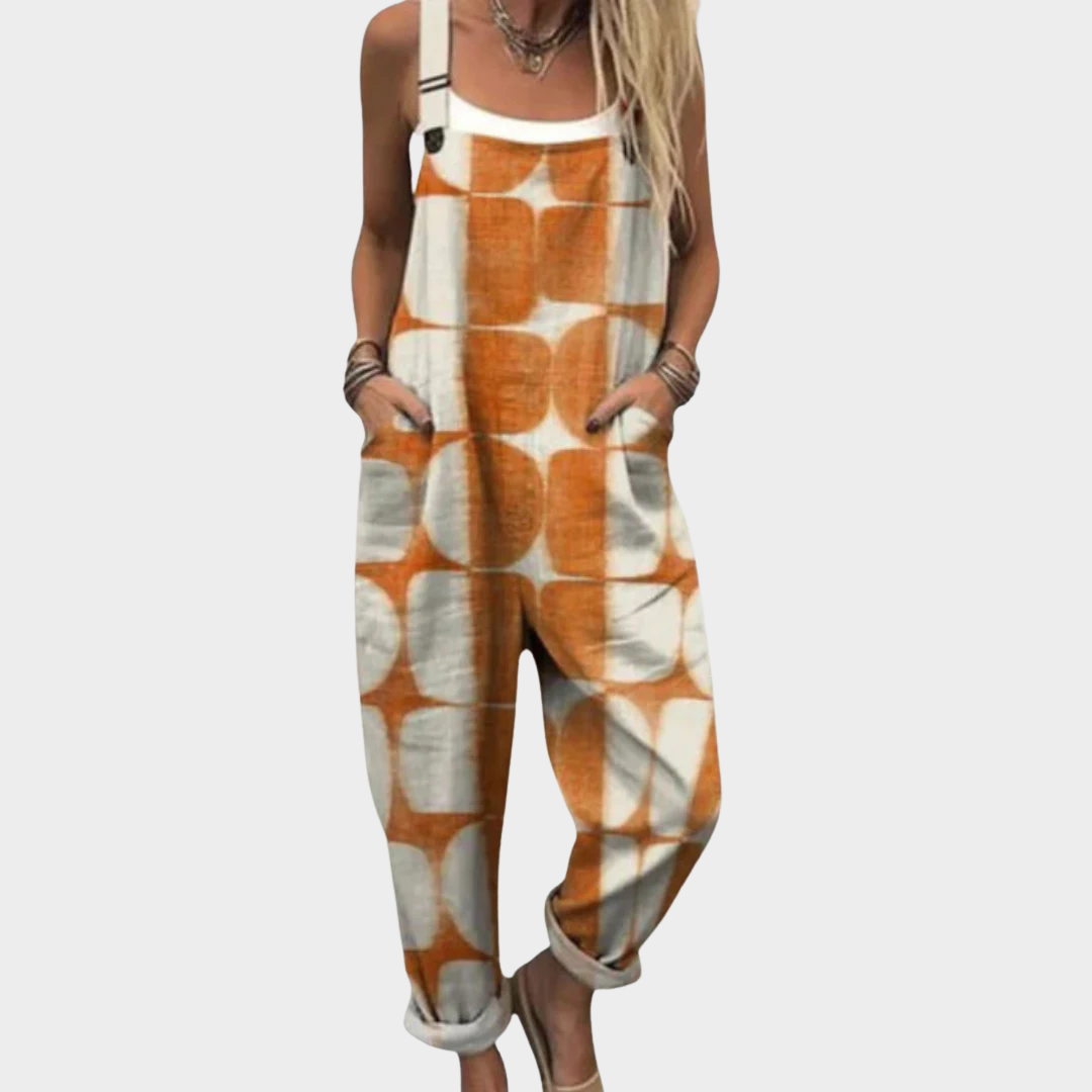 Comfortabele Gedrukte Dungaree