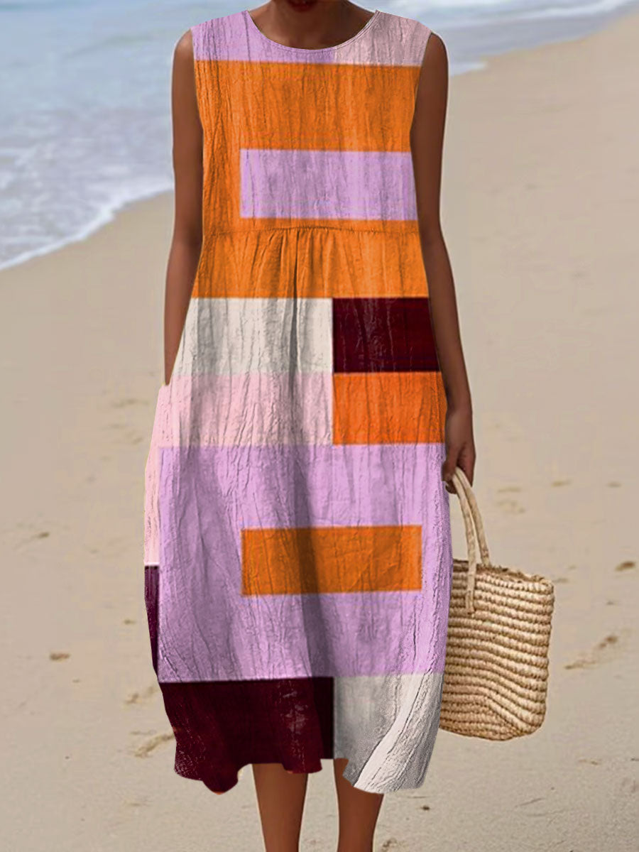 Arielle | Geometrische zomerkleed